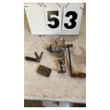 Universal meat grinder, 1996 Opryland belt buckle