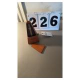 vintage Seth Thomas wooden mechanical metronome,