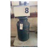 Antique milk can 25 inches tall