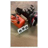 Mercury outboard motor 15 HP with gas container