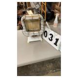 fluted ceramic or refractory radiant tile plaque