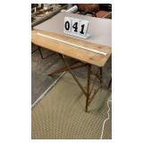 Antique wooden ironing board