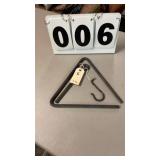 Old Dinner Bell and hook