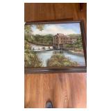 Painting by Mildred Hartsfield of Fountain Creek