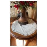 appears to be an antique patinated and