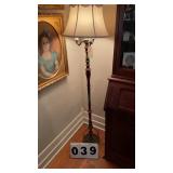 unique vintage floor lamp features a