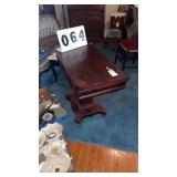 antique 19th-century mahogany swivel/flip-top