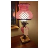 appears to be a vintage Fenton Cranberry