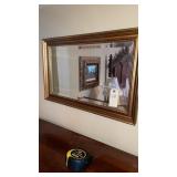 Framed Wall bevel mirror 27 inches x 17 inches