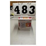 Compact heater/fan still box.