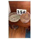 2 baskets.