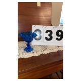 appears to be a vintage Fenton Colonial Blue