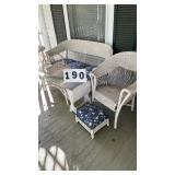 7 piece wicker furniture