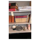 Only Books and items in shelves. Books include