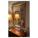 Wall beveled mirror 37 1/4ï¿½ x 47 1/2ï¿½