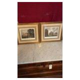 antique print of Carlisle Castle in Cumbria,