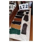 11 pairs of ladyï¿½s leather gloves size L