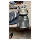 2 roaster pans and electric waffler grill.
