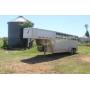 2014 FEATHERLITE 28' STOCK TRAILER