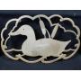 Wild Duck Silver Metal Trivet