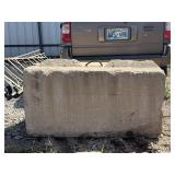 Stackable Concrete Barrier Block