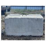 Stackable Concrete Barrier Block