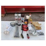 Brake Cleaner, Grease Gun & Jack Oil