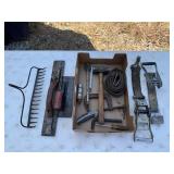 Ratchet Straps, Trowels & Mini Sledge Hammer