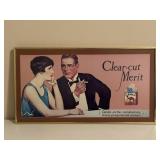 Vintage Clear-Cut Merit Camel Framed Poster