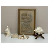 Footprints in the Sand & Seashells