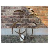 Metal Spinning Yard Decor