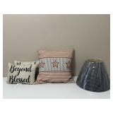 Throw Pillow & Lamp Shade