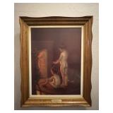 After the Bath Framed Wall Art