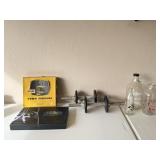 Vintage Bottles, Star Wars Trilogy VHS & Dumbells