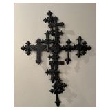 Black Metal Wall Cross