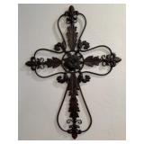 Bronze Color Metal Wall Cross