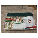 Christmas Gift Wrap with Storage Tote