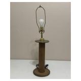 Table Lamp with Spool Base