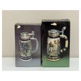 Avon Baseball & Football Steins