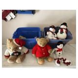 Christmas Decor with Storage Totes