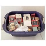 Christmas Decor with Storage Tote