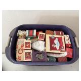 Christmas Decor with Storage Tote