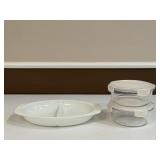 Pyrex Split Dish & Glass Food Storage Containers