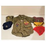 Vintage Boy Scout Hats, Shirts & Scarves