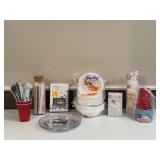 Plastic Plates, Cups & Utensils