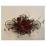 Metal Fleur-De-Lis & Floral Wall Decor