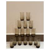 Smoke Color Drinking Glasses