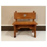 Child Wood Bench
