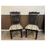 Black Wood Chairs