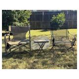 Patio Chair, Side Table & Camping Chair